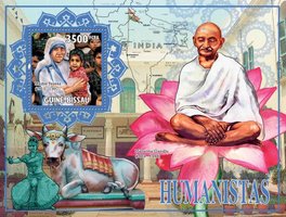 Humanists. Mahatma Ghandi and Mother Theresa