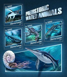Prehistoric aquatic animals